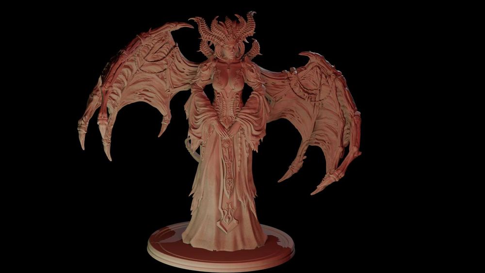 Demon Lord (Lilith) - figurka druk 3d z żywicy