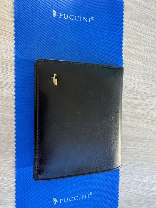 Elegancki skórzany portfel męski PUCCINI