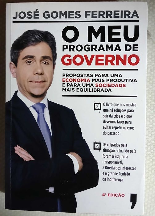 Livros de Política / Economia: José Gomes Ferreira e Camilo Lourenço