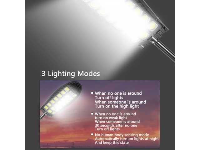 Lampa Solarna Uliczna W7103A-7 520LED SMD /16