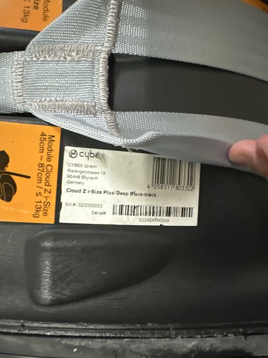 Vendo babycoque cloud Z tecido premium