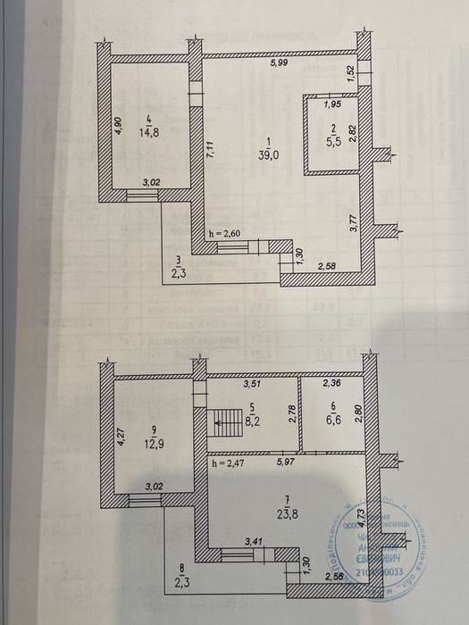 Продам 3-х кімнатну квартиру в зданому будинку.