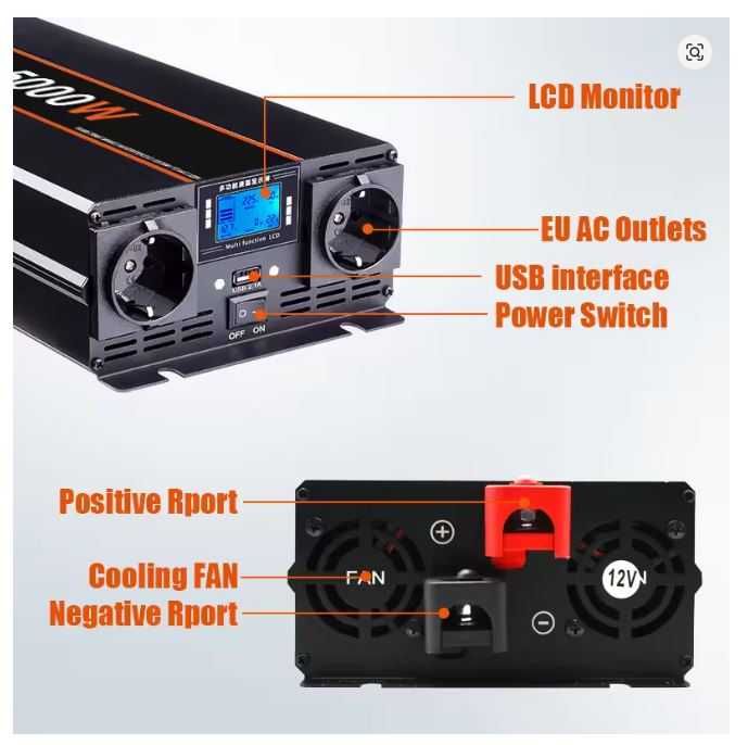Inversor Onda Pura 5000w