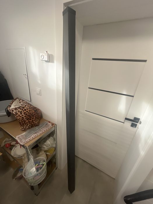 Słupek bramowy  200cm 70x70 RAL7016