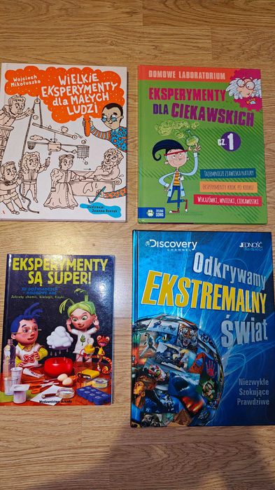Książki o Eksperymentach - Możliwość pojedynczego zakupu!