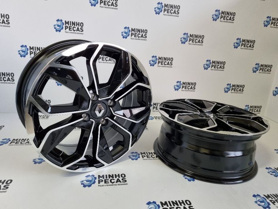 Jantes Renault Clio em 16 Preto Polido