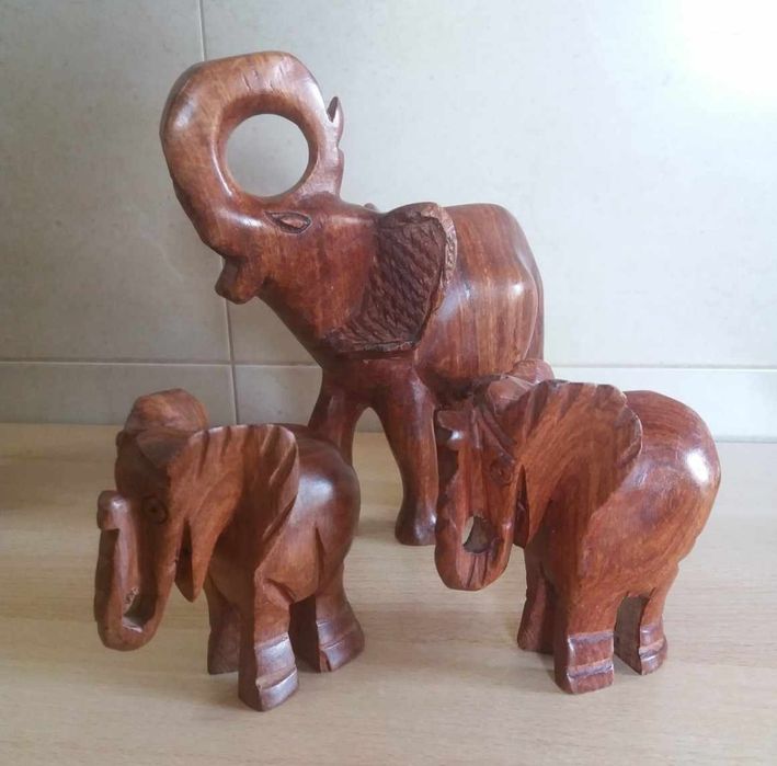 Arte África em lenha