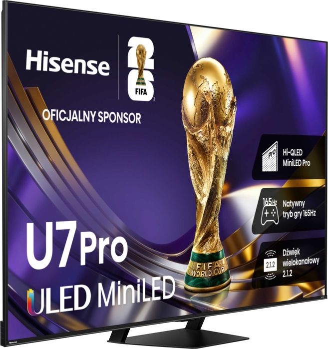 Nowy Telewizor QD-Mini LED Hisense 65U77S Pro 65 cali 4K