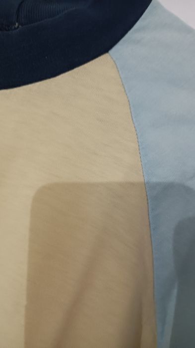 Bluzka żółta błękitna bawełna 152/158