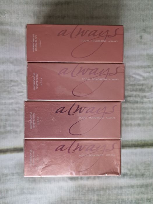 Tooday tomorrow Always unikat Avon 4 szt
