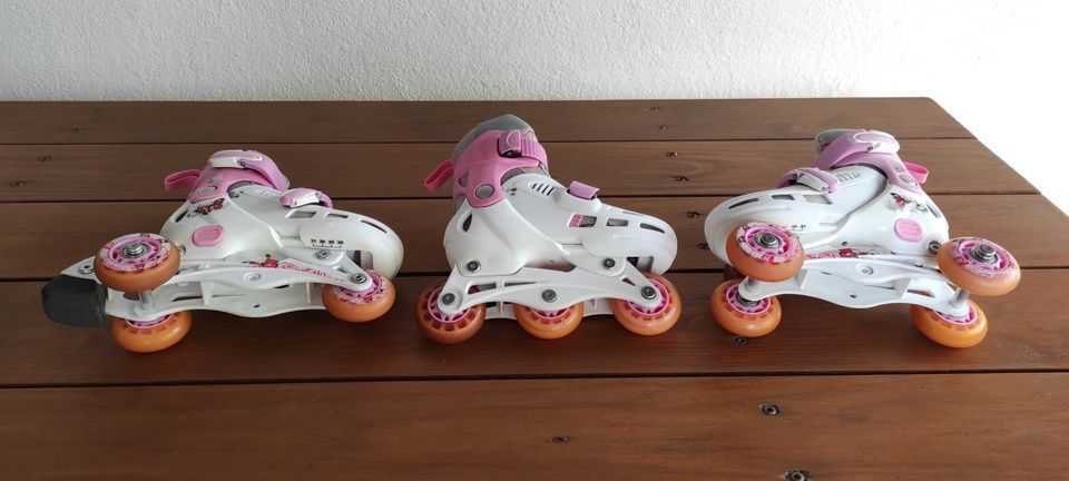 Patins criança 3 em 1 e Capacete (extensíveis do número 28 ao 31)