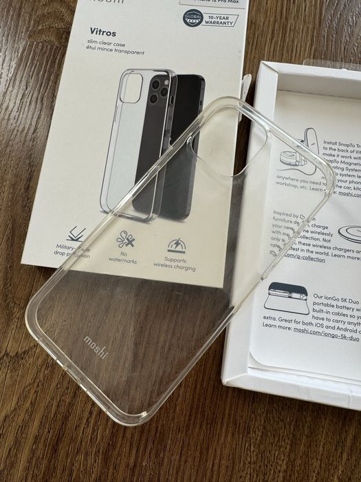 Obudowa etui Moshi Vitros iPhone 12 pro Max przeźroczysta