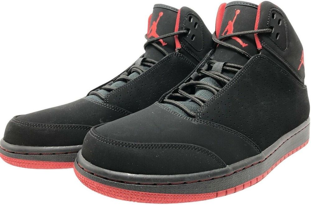 Nike Air Jordan 1Flight 5 Black/Gym Red кросівки чоловічі 27см