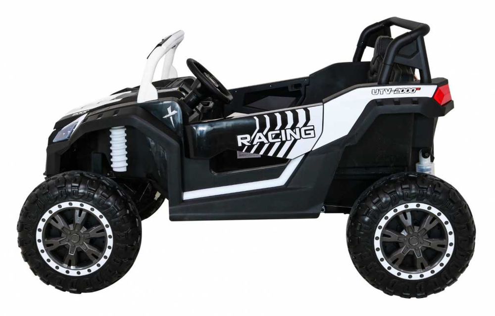 Buggy ATV Racing dla 2 dzieci Biały Napęd 4x4  Pilot Wolny Start