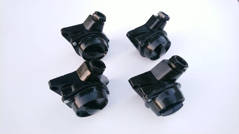 Șchodowy włącznik bakelitowy czarny natynkowy hermetyczny