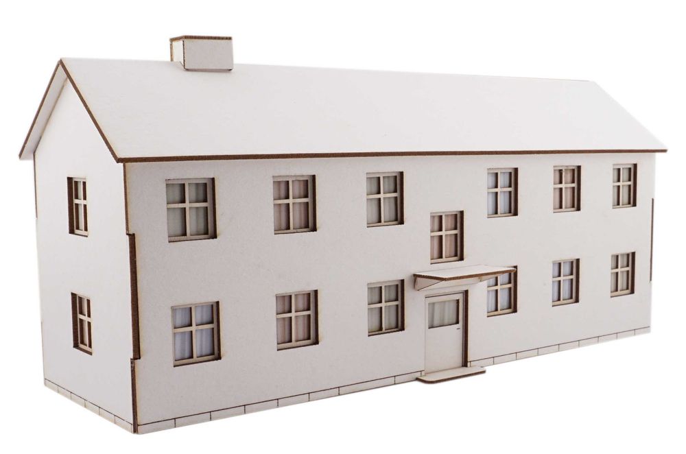 Dom wiejski - piętrowy H0 1:87 TYP 14126 domek chata na makietę