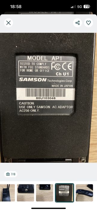 Samson Airline AP1 AG1 Wireless