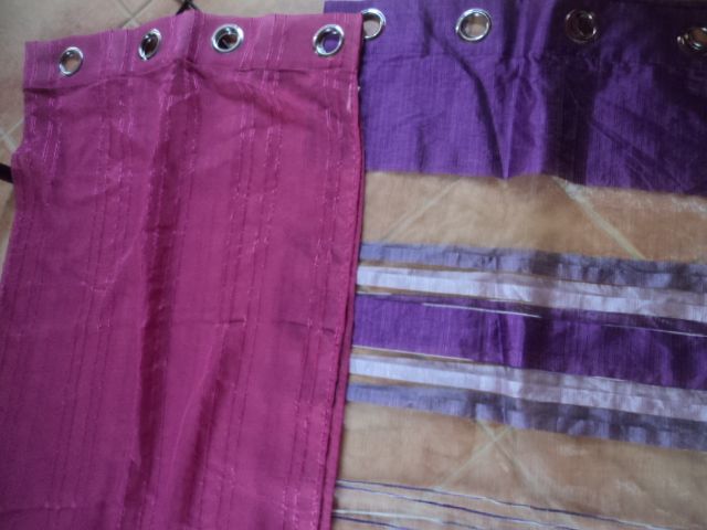 Cortinas com 1 ano de uso