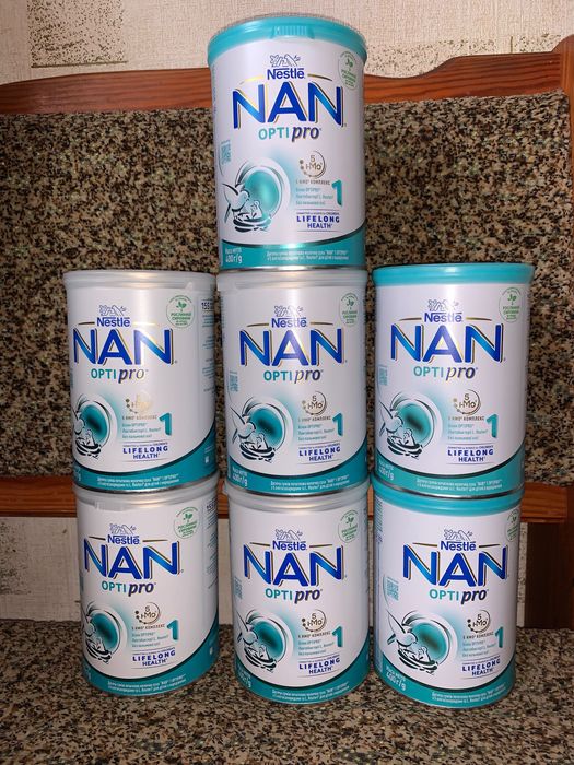 Смесь NAN OptiPro 1 суміш по 400 грамм