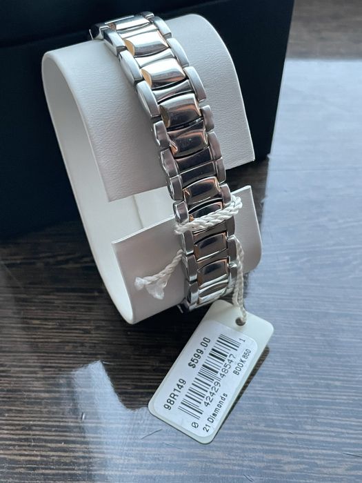 Годинник з 21 діамантами Bulova diamond diamonds часы с бриллмантами