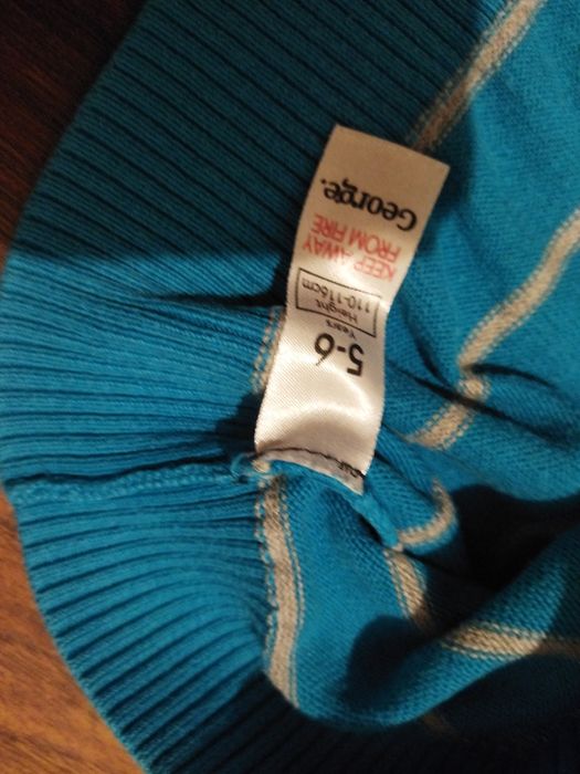 Elegancki sweterek 110 dla chłopca George