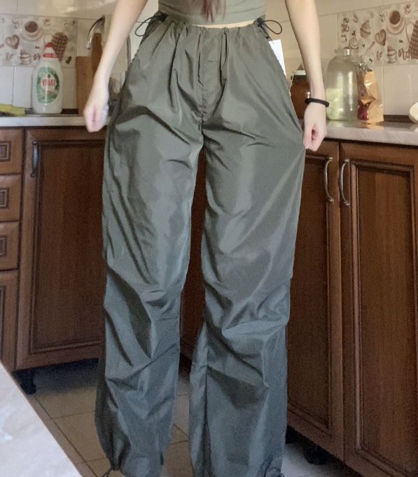 Штани карго хаккі