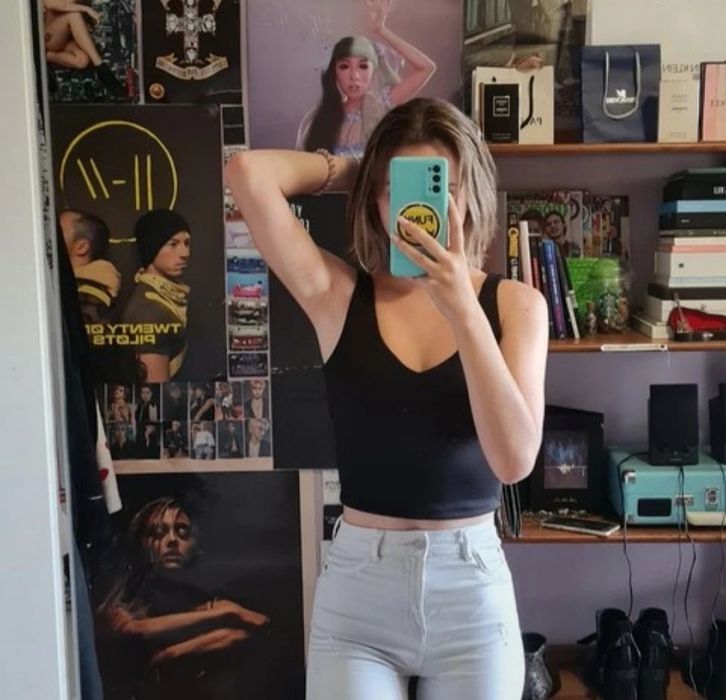 Top preto com fecho atrás64398364796034122