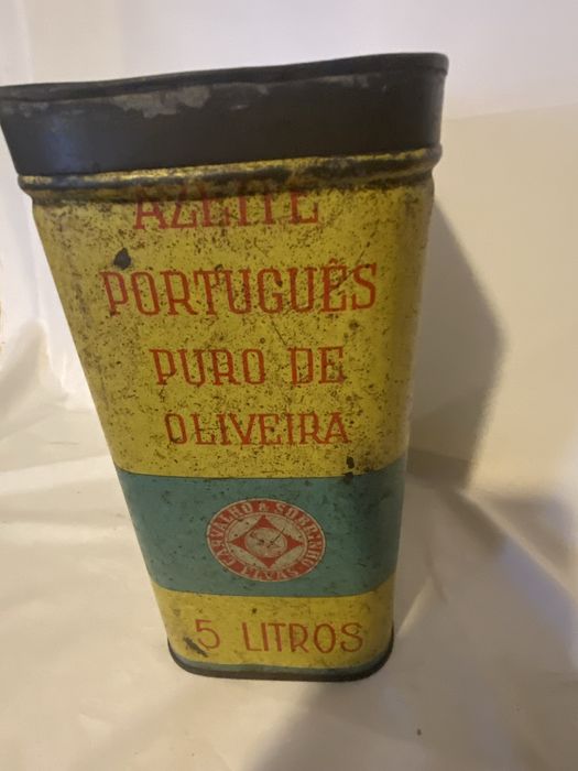 Lata de Azeite Natal antiga