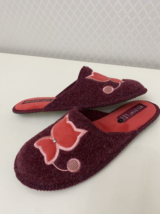 Жіночі повстяні капці Белста,закриті та відкриті пальці.