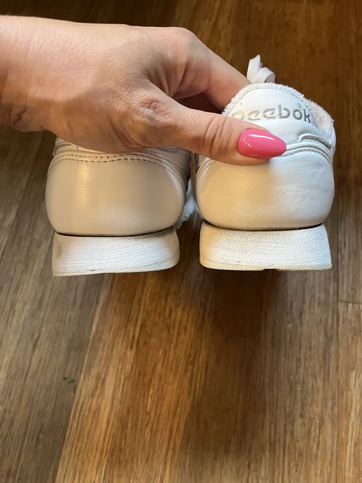 Reebok classic leather 40.5 białe