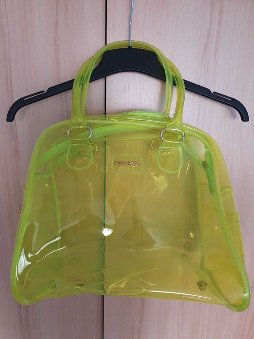 Neonowa plastikowa torba, Pull & Bear