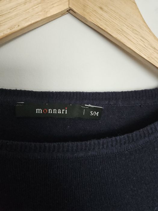 Monnari sweter S/M granatowy wełna kaszmir