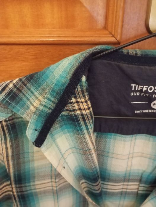 Camisa azul Tiffosi