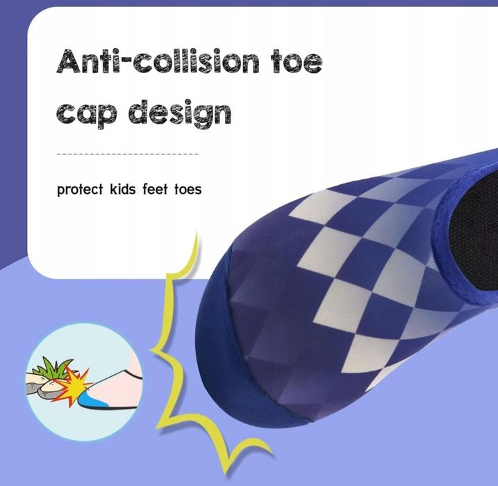 Dzieciece buty kąpielowe antypoślizgowe do wody