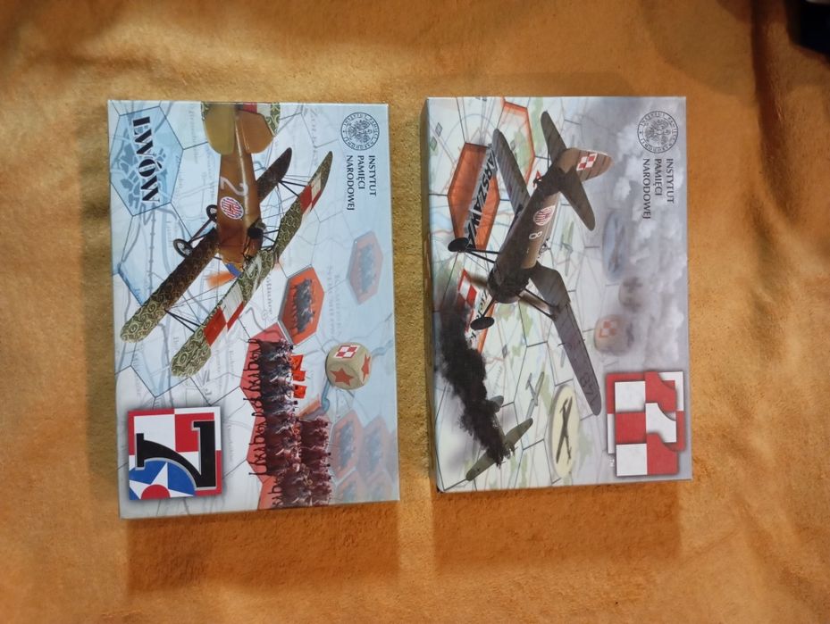 2 gry planszowe samoloty