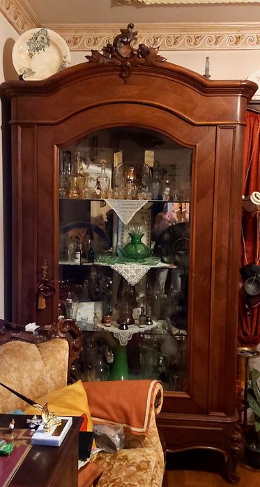 Cristaleira/vitrine antiga