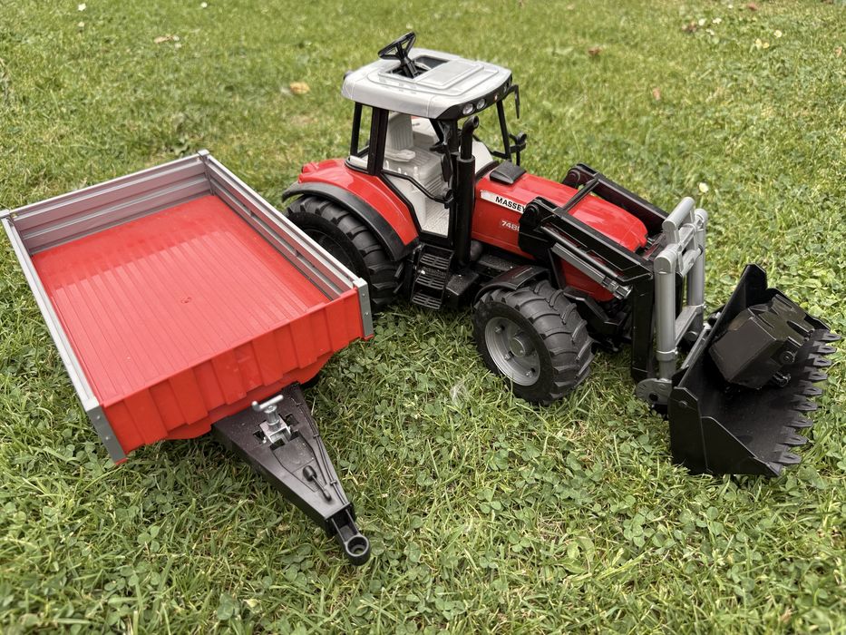 Maszyny Bruder zabawka dla dziecka traktor prasa