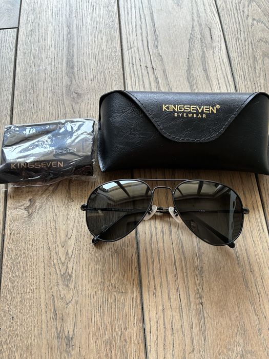 Okulary Przeciwsłoneczne KINGSEVEN Aviator Pilotki Polaryzacja UV400