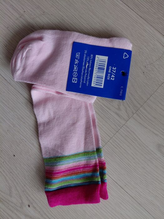 Nowe skarpetki kolanówki z Holandii 37-42