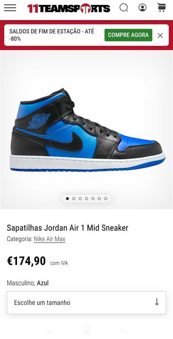 Sapatilhas Jordan