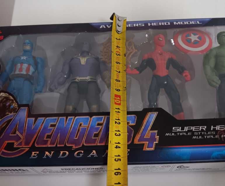 Ludziki Figurki Avengers Zestaw 5 sztuk Hulk Superman Thor