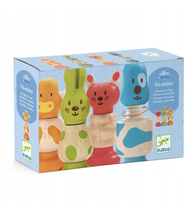 Djeco - zwierzątka do wkręcania / śrubki