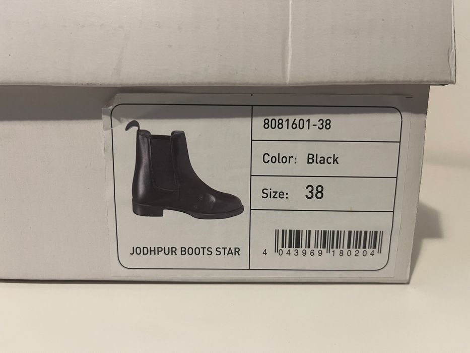 Sztyblety jeździeckie skórzane jodhpur boots star 38 ELT