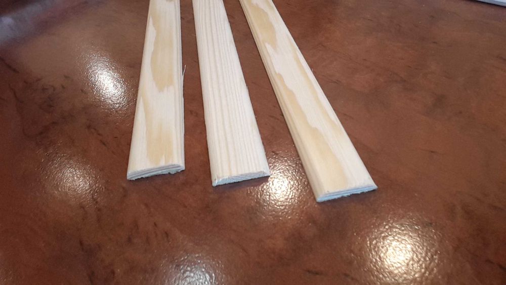 Listwa maskująca 5x22 mm drewniana maskownica opaska  wykończeniowa