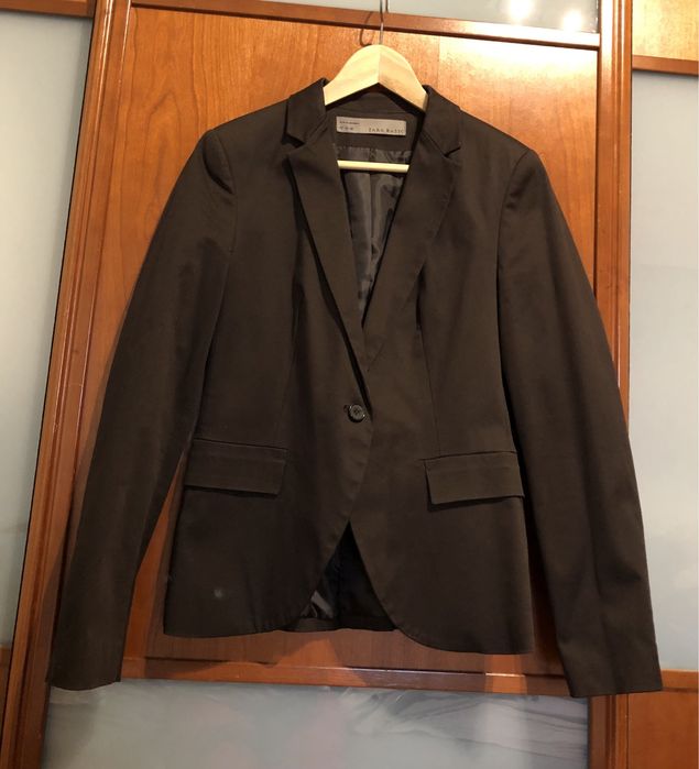 Blazer castanho clássico