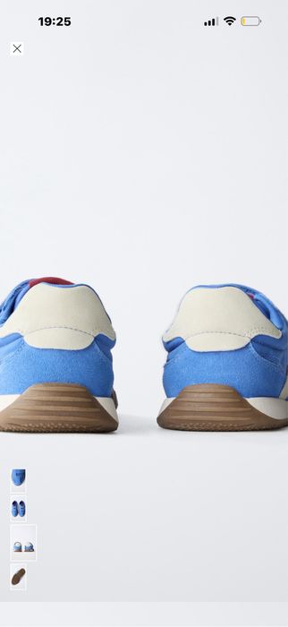 Шкіряні кросівки фірми Zara,розмір  36