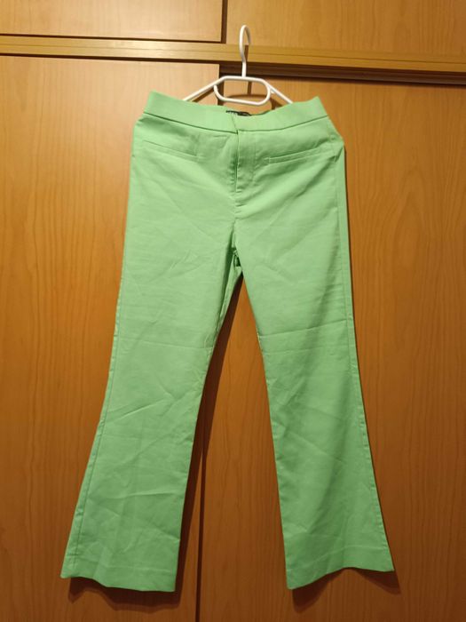 Calças da Zara tecido de outono tamanho S
