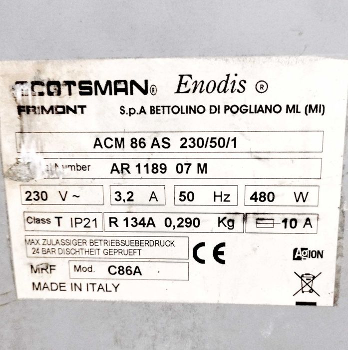 Maquina de Gelo "SCOTSMAN" (usada)