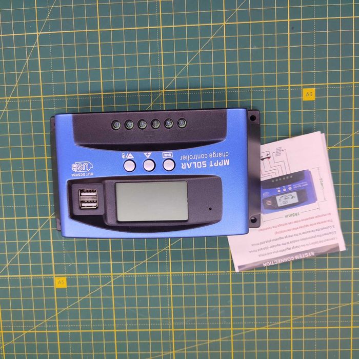 MPPT контроллер солнечных панелей 12/24 вольта 30А