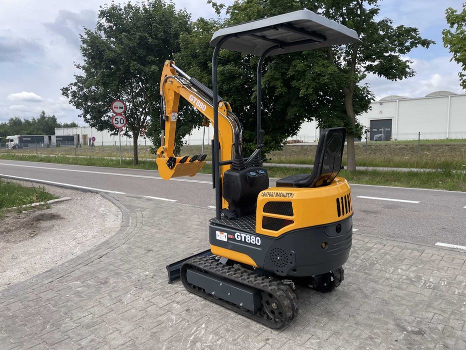 Gąsienicowa minikoparka GT880 Comfort Machinery, silnik KOOP Gunter Grossmann